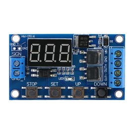 DC 5V-36V Timer Module Trigger Cycle Delay Timer Switch Turn On/Off Relay Module with LED Display