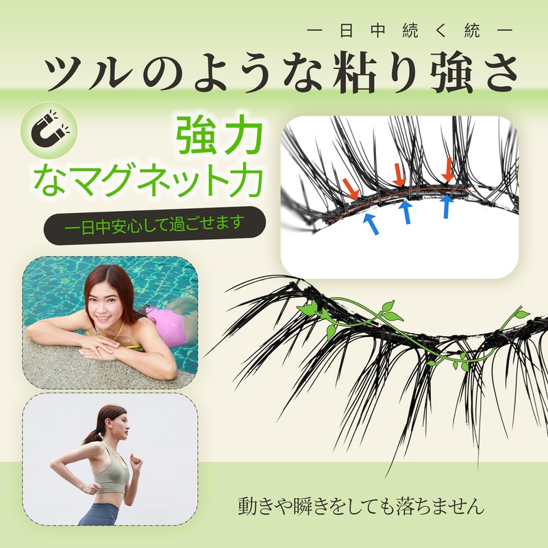 LASHVIEW with Magnetic Eyelash Applicator, Reusable Soft Magnetic Eyelashes Natural