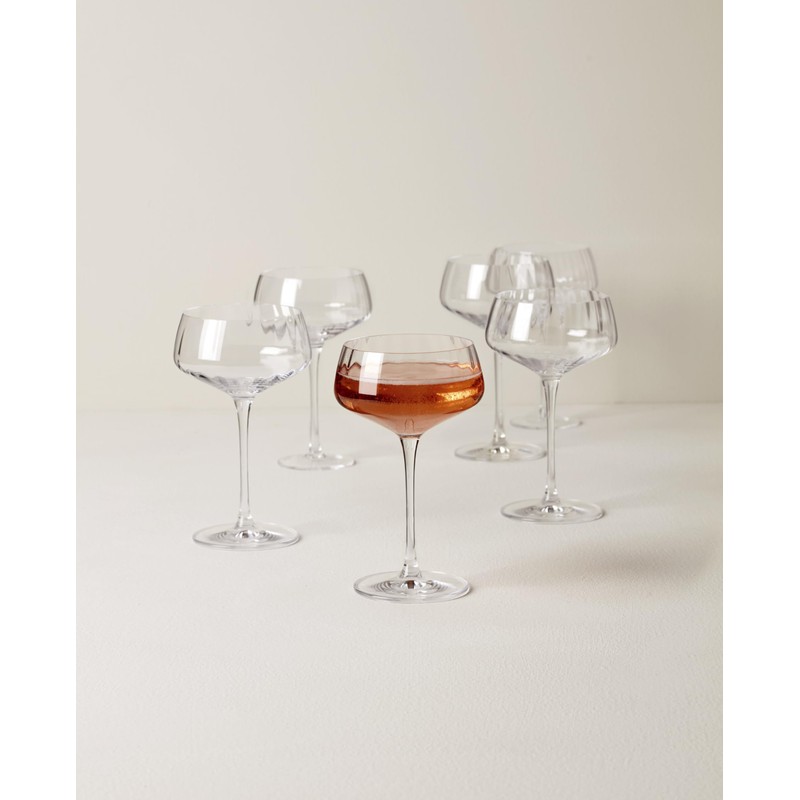 Lenox 897401 Tuscany Classics Angled Optic Coupes, Set of 6