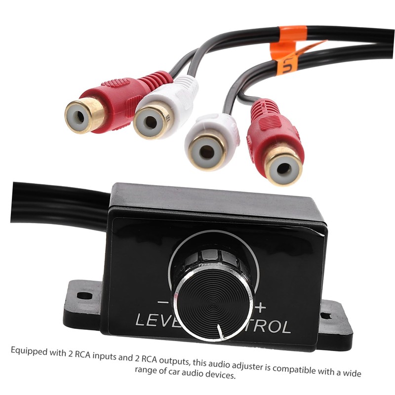 GRIRIW Bass Knob for Car Audio Universal Amplifier Level Controller