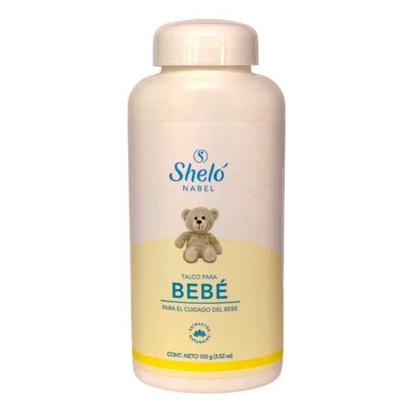 Talco Para Bebe Con Fecula De Maíz Shelo Nabel® 100grs