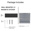 Magnetic Magazine Holder,File Organizer, Magnetic File Holders,4 Tier Magnetic Paper