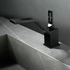 Modern Bathroom Faucet 1 Hole - Matte Black Bathroom Faucet