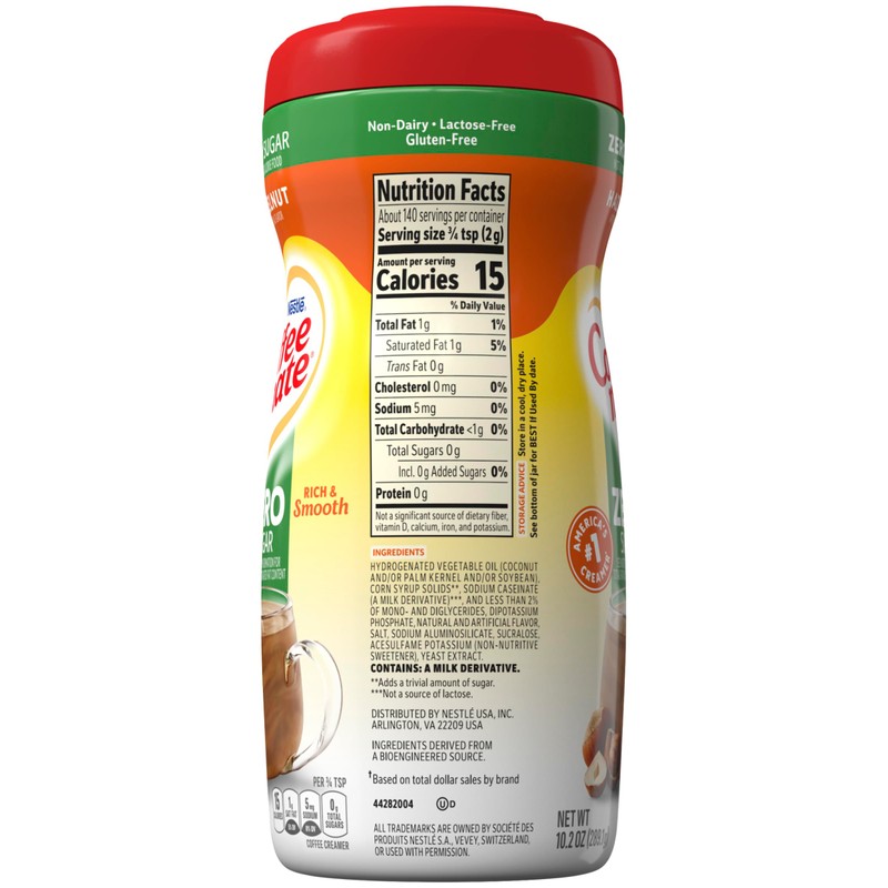 Coffee mate Zero Sugar Powder Coffee Creamer Variety, French Vanilla,
