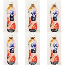 Peach Tea Drink, 16.9 FL OZ, 500ml,6 Bottles