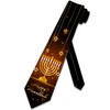 Three Rooker Menorah Ties Mens Jewish Necktie Hanukkah Tie for