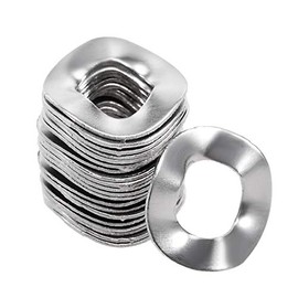 uxcell 20Pcs 0.2" x 0.39" x 0.01" 304 Stainless Steel Wave Spring Washer for Screw Bolt