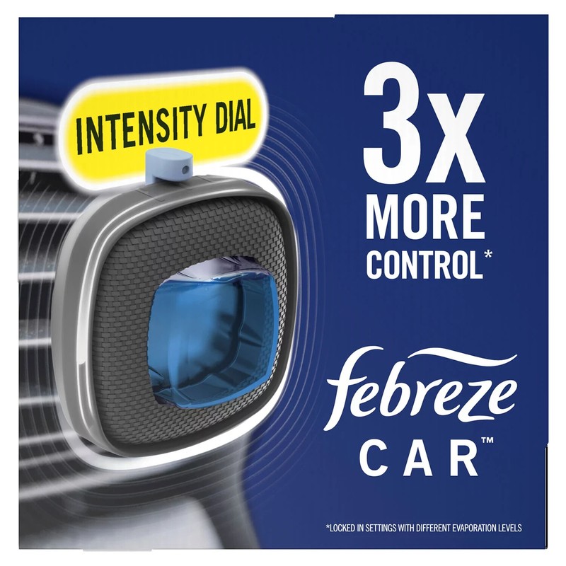 Febreze Car Air Freshener Vent Clips, Mixed Scent, 5 ct.