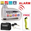 FD-MOTO Alarm Disc Lock & Reminder Cable Silver