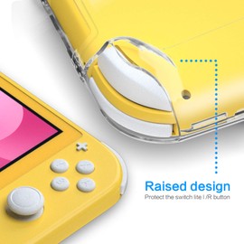 Clear Case for Switch Lite with Kickstand, Hard Case for Switch lite with Stand