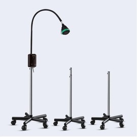 YOHOSO 35W Halogen Floor Standing/Table/Wall Clip Type LED Operating Light Lamp Examination Light (Floor Stand C)