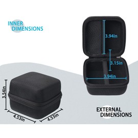inDomit Hard Protective Travel Case Compatible with Men's Balder Boss with Mesh Pocket for Travel, Travel Storage Bag Compaitble with RMton Balder Pro Head Shaver XR7120/XR7000