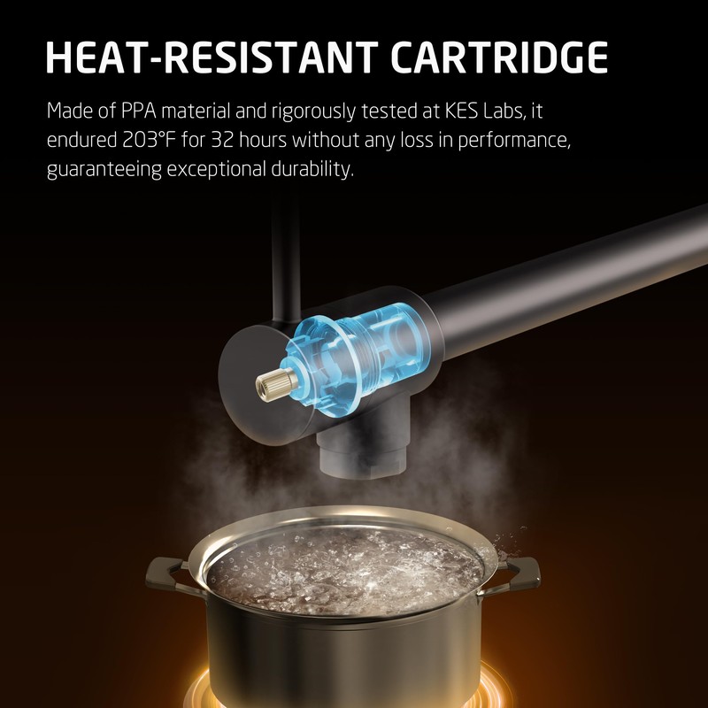 KES Pot Filler Faucet with Heat-Resistant Cartridge, 25.6" Over Stove