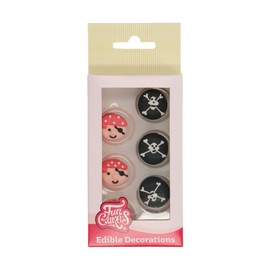 FunCakes Sugar Decorations Pirate Set of 12