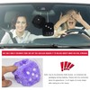 Gdnecad 2PCS Fuzzy Plush Dice with Dots, 3" Retro Square