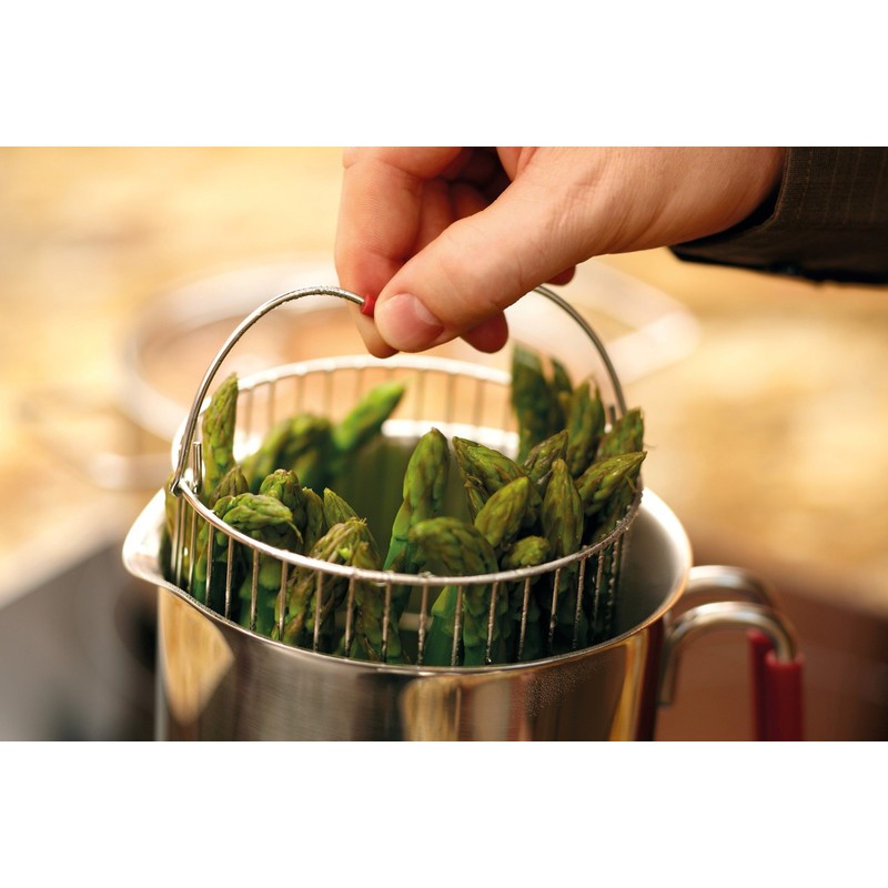 Kuhn Rikon 4th Burner Pot with Glass Lid and Steam