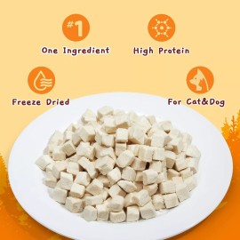 petpuro Freeze Dried Chicken Cat Dog Treats 7.1oz Single Ingredient Training Snacks
