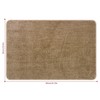 Vinsani Bath Mat Non Slip Bathroom Mat Thickened Fluffy Microfiber