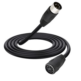 GLHONG 7 Pin DIN Cable, 7-Pin Din Male to Female Professional Premium Audio Cable for Bang & Olufsen, Naim, Quad Stereo Systems (1 Meter)