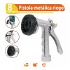 Truper Pistola Metálica Para Riego, 8 Funciones Truper 17481