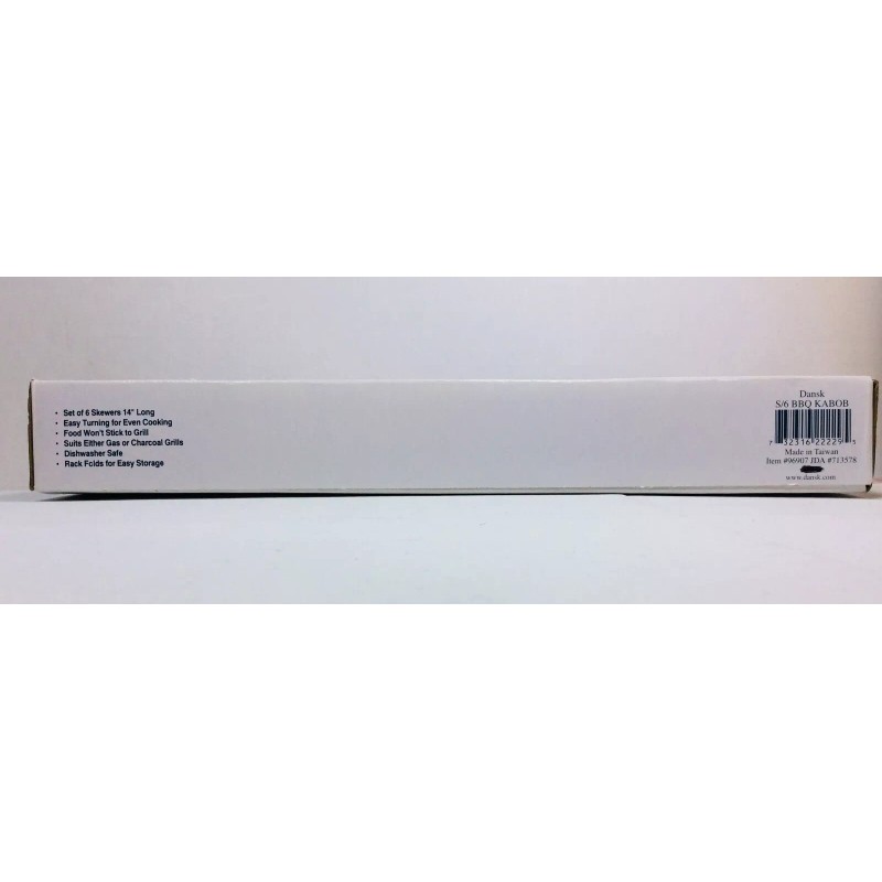 Dansk Kabob Folding Rack With Six 14” Long Skewers For