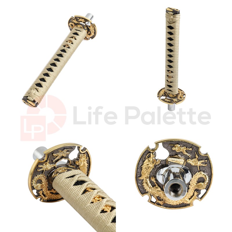 Life Palette Japanese Sword Shift Knob Long Warlords Pattern M8