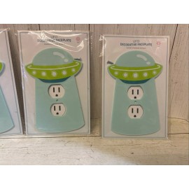 target bullseye playground 2 new UFO SPACE SHIP Duplex Outlet Cover Wall Plate target bullseye playground