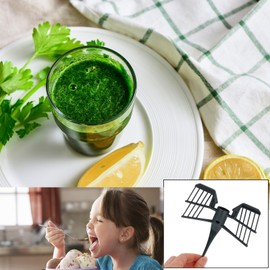 Butterfly Whisk for Thermomix TM5 TM6 TM31,Butterfly Mixing Blade Wisk for Mixing Food Processor Replacement Parts Kitchen Aid Mixer Accessory Stirrer Bat Parts(Black)