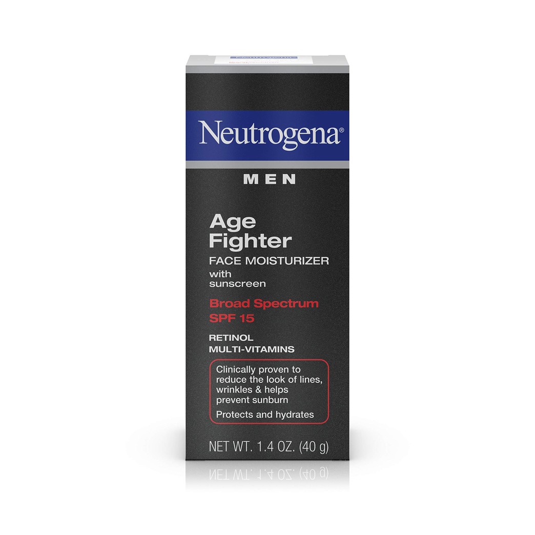 Neutrogena Men Age Fighter Face Moisturizer SPF 15-1.4 oz (Pack of 3)