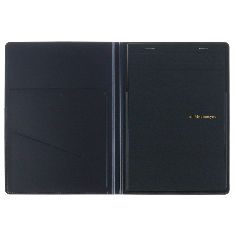 Maruman Mnemosyne Notepad and Holder, blk