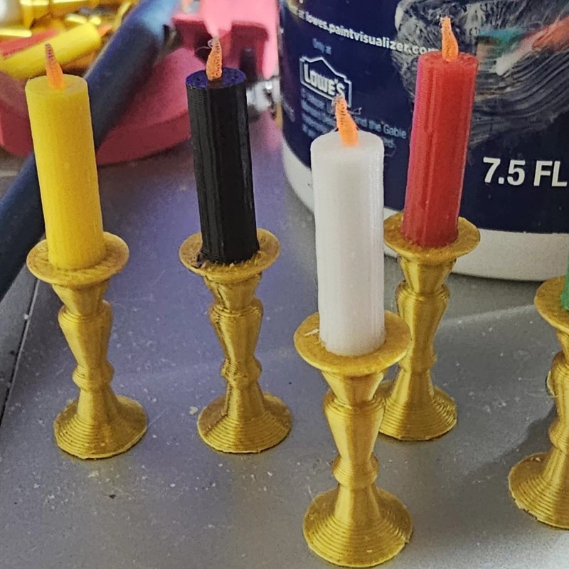 Power Rangers Lightning Collection Power Candle Set Of 7 Accessory