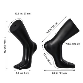 iplusmile Mannequin Foot Model - 2 Pieces Mannequin Adult Feet Ankle - Mannequin Foot Stand for Socks Ankle Bracelet