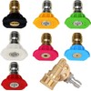 Tool Pressure Washer Accessories Kit, 7 Power Washer Nozzle Tips,