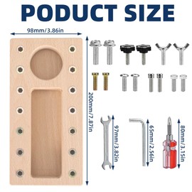 SGZIOO Montessori Screwdriver Board Set, Montessori Toy from 3 4 5 Years, Wooden Screw Board, Screwdriver Board, Motor Skills Toy, Educational Toy for Girls and Boys