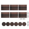 Neween Placemat with Compatible Coaster, Fine Weaving Insulation Placemat Set