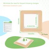 NeuHeils Silicone Super Absorbent Wound Dressing 4''x4'' 20 Packs, Self-Adhesive