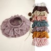 Newborn Baby Girl Cotton Skirts with Built-in Shorts Toddlers Ruffle
