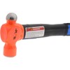 PRO SOURCE Steel Ball Pein Hammer: 1 lb Head, 14"