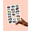 xo, Fetti xo, Fetti Monster Truck Party Supplies Temporary Tattoos