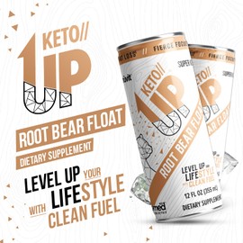 The Root Bear Float Keto//Up® Drink – Ready-to-Drink Ketones for Focus for Men and Women 12 Pack