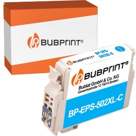 Bubprint Printer Cartridge Compatible with Epson 502 XL 502XL for Expression Home XP-5100 XP-5105 XP-5115 Workforce WF-2860DWF WF-2865DW Cyan