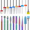 Homeet Pack of 20 Ceramic Nail Cutter Attachments Bits Diamond