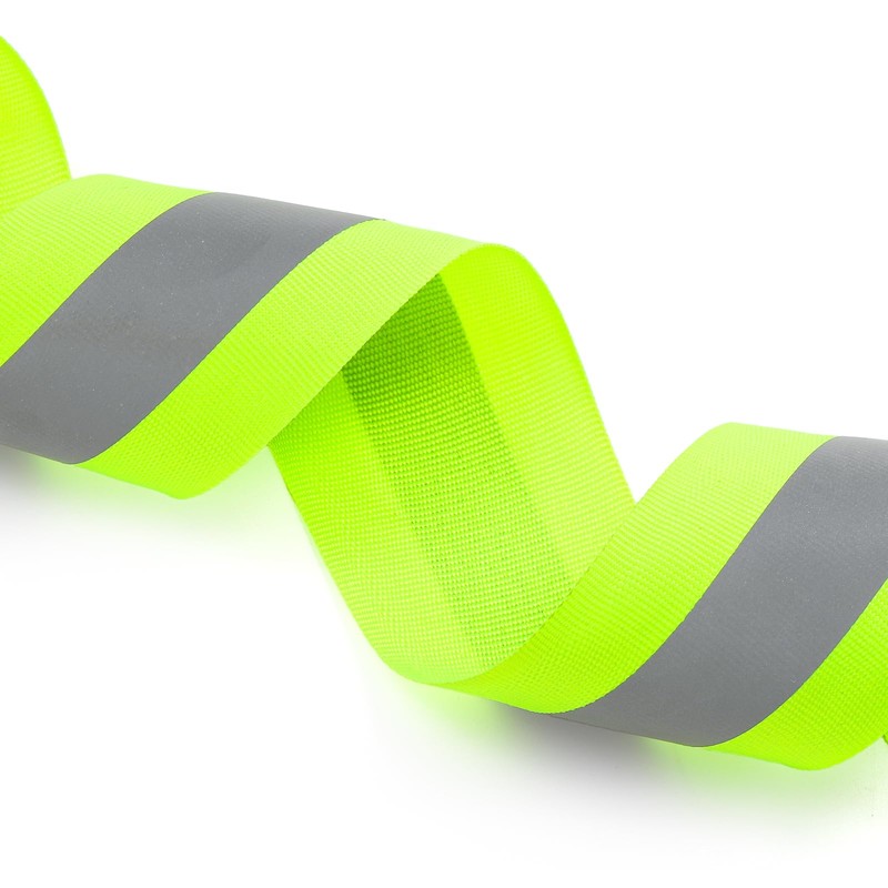Tlence 2 Rolls 2" x 66ft Reflective Ribbon, High Visibility
