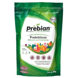 Prebian, Prebióticos, Alimenta tus Probióticos, Fortalece la Microbiota intestinal, Favorece la Salud Digestiva. Sin Sabor, Keto Friendly.
