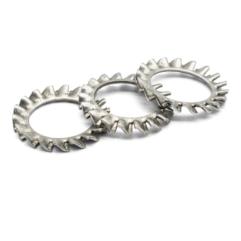 Hippo Hardware M2 (2mm) External Toothed Shakeproof Lock Washers Serrated
