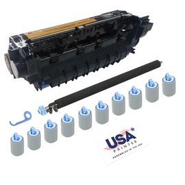 USA Printer CB388A-MTKv1-USA (CB388-67903 CB388-67901) Maintenance Kit for HP Laserjet P4014 P4015 P4515 Includes CB506-67901 Fuser, CB506-67903 Transfer Roller, & Tray 2-6 Feed Rollers (110V)