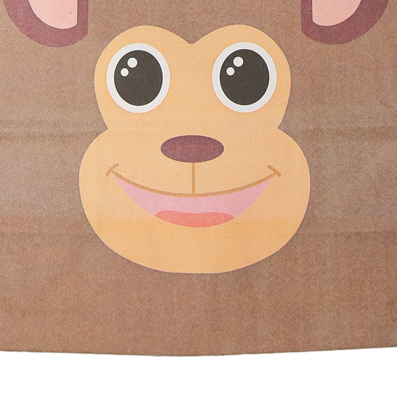25Pcs Kraft Paper Gift Bag Animal Pattern Multipurpose Kraft Bag