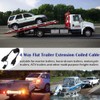 3ft/36 4 Pin Flat Trailer Extension Coiled Cable 18 Gauge