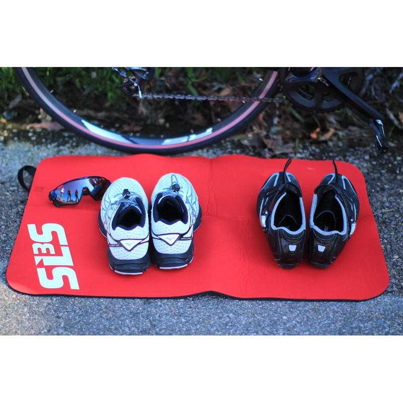 SLS3 Triathlon Transition Mat – Large Neoprene Mat for Triathletes