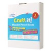 Baker Ross EC1247 Wooden Pencil Boxes (Box of 4) Plain